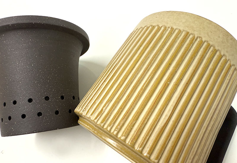 直紋泡茶杯550ml-窯變釉